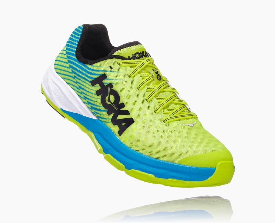 Hoka One One Hardloopschoenen Dames - Evo Carbon Rocket - Groen/Blauw - GS9254063